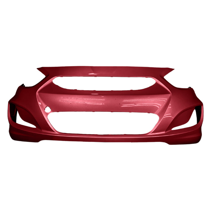 2014-2017 Hyundai Accent Front Bumper - HY1000201-Partify-Painted-Replacement-Body-Parts