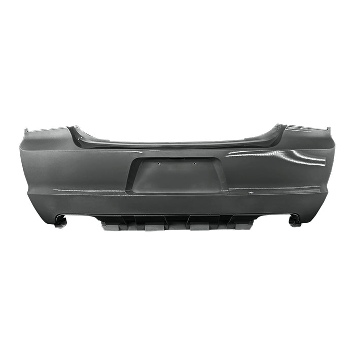 2011-2014 Dodge Charger Non-SRT8 Rear Bumper Without Sensor Holes - CH1100962-Partify-Painted-Replacement-Body-Parts