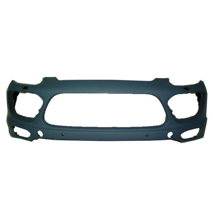2011-2014 Porsche Cayenne GTS/S/Turbo/Turbo S Front Bumper W/Park Assist System - PO1000151-Partify-Painted-Replacement-Body-Parts