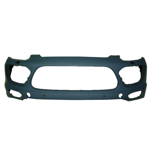 2011-2014 Porsche Cayenne GTS/S/Turbo/Turbo S Front Bumper W/Park Assist System - PO1000151-Partify-Painted-Replacement-Body-Parts