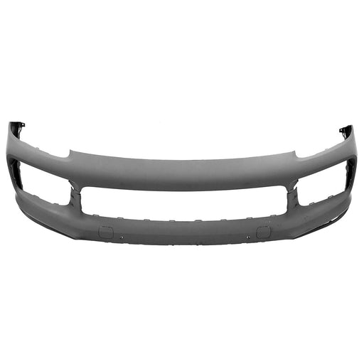 2019-2022 Porsche Cayenne Base/S/S Coupe Front Bumper W/O Sport Design Pkg W/O Parking Assist - PO1000234-Partify-Painted-Replacement-Body-Parts