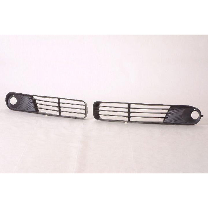 2005-2009 Pontiac G6 Lower Grille Driver Side With Fog Lamp Hole Matte Black Coupe/Convertibleertible - GM1200579-Partify-Painted-Replacement-Body-Parts