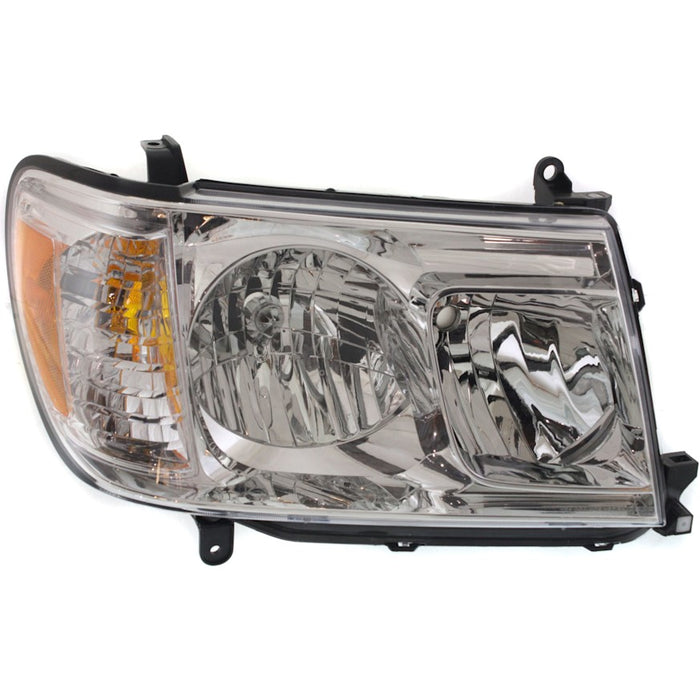 2006-2007 Toyota Land Cruiser Passenger Side Headlight Lens Housing - TO2519109-Partify-Painted-Replacement-Body-Parts