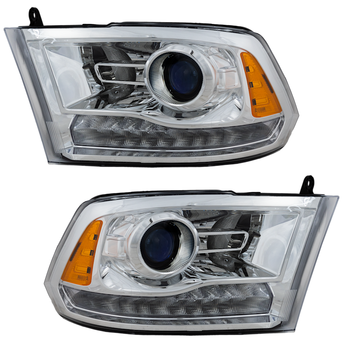 2009-2012 Dodge Ram 1500/2500/3500/Ram 1500/2500/3500 Headlight Set - CH2505129-Partify-Painted-Replacement-Body-Parts