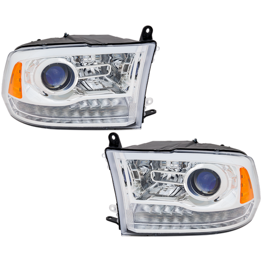 2009-2012 Dodge Ram 1500/2500/3500/Ram 1500/2500/3500 Headlight Set - CH2505130-Partify-Painted-Replacement-Body-Parts