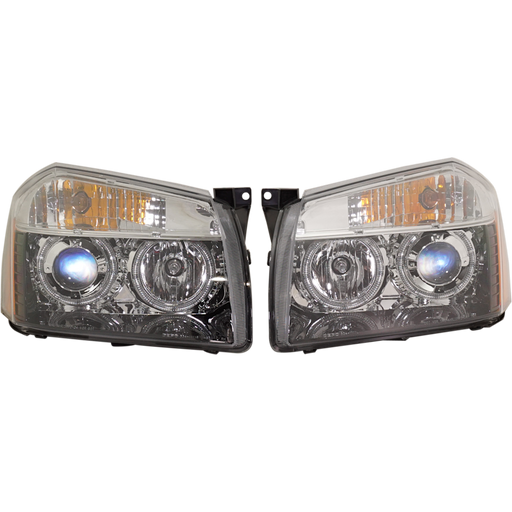 2005-2007 Dodge Magnum Headlight Set Bezel Performance Set - CH2505121-Partify-Painted-Replacement-Body-Parts