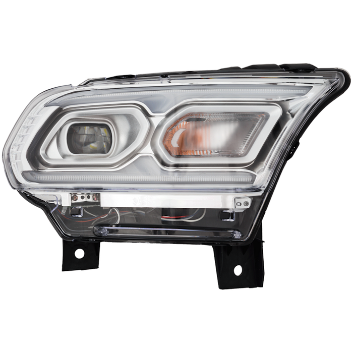 2021-2024 Dodge Durango Passenger Side Headlight Assembly Standard Type Chrome Composite - CH2503343-Partify-Painted-Replacement-Body-Parts