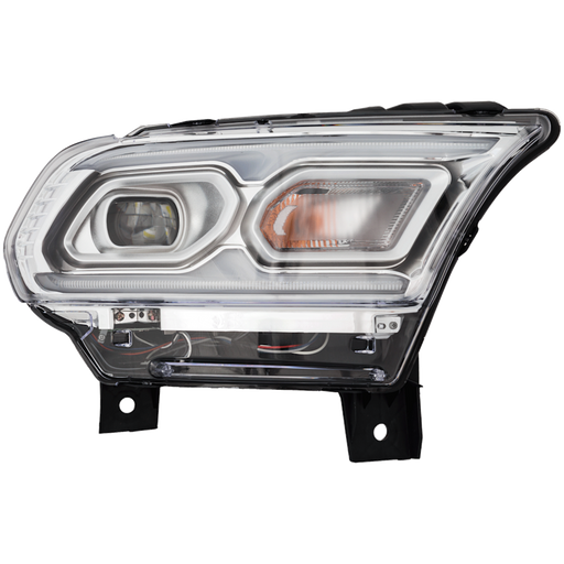 2021-2024 Dodge Durango Passenger Side Headlight Assembly Standard Type Chrome Composite - CH2503343-Partify-Painted-Replacement-Body-Parts