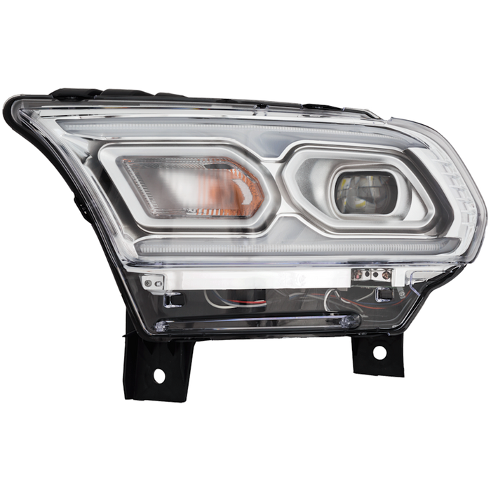 2021-2024 Dodge Durango Driver Side Headlight Assembly Standard Type Chrome Composite - CH2502343-Partify-Painted-Replacement-Body-Parts