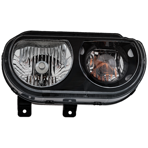 2008-2014 Dodge Challenger Passenger Side Headlight Assembly Halogen W/ Bezel Composite - CH2503358-Partify-Painted-Replacement-Body-Parts