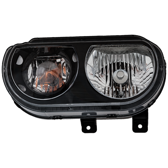 2008-2014 Dodge Challenger Driver Side Headlight Assembly Halogen W/ Bezel Composite - CH2502358-Partify-Painted-Replacement-Body-Parts