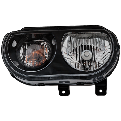 2008-2014 Dodge Challenger Driver Side Headlight Assembly Halogen W/ Bezel Composite - CH2502358-Partify-Painted-Replacement-Body-Parts