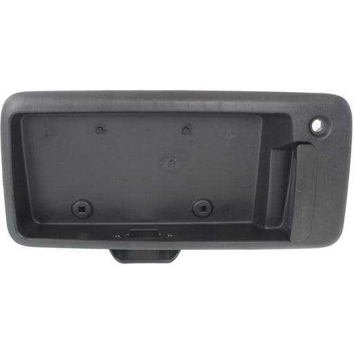 2010-2012 Chevrolet Express 1500/2500/3500 Passenger Side Tailgate Molding License Plate Bracket Assembly Door Mounted - GM1904108-Partify-Painted-Replacement-Body-Parts