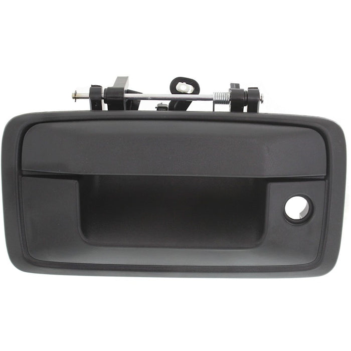 2014-2018 Chevrolet Silverado 1500/2500/GMC Sierra 1500/Sierra 2500/Sierra 3500 Rear Tailgate Handle W/O Camera W/Keyhole Textured - GM1915132-Partify-Painted-Replacement-Body-Parts