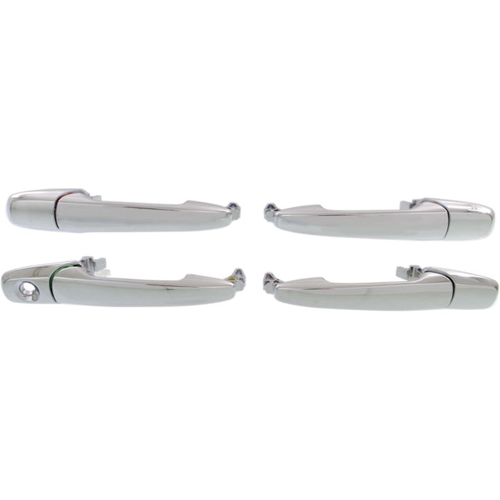 2010-2012 Ford Fusion Hybrid Front Driver Side Exterior Door Handle Set Of 4 Dealer Installed Chrome - FO1310166-Partify-Painted-Replacement-Body-Parts
