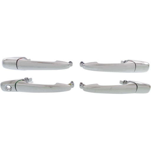 2010-2012 Ford Fusion Hybrid Front Driver Side Exterior Door Handle Set Of 4 Dealer Installed Chrome - FO1310166-Partify-Painted-Replacement-Body-Parts