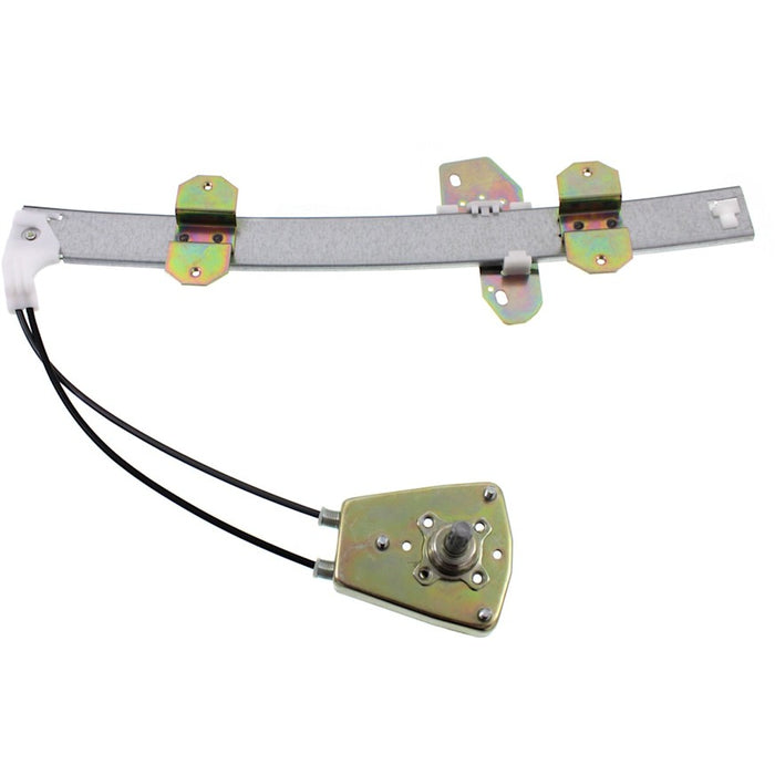 1996-2000 Honda Civic Front Passenger Side Window Regulator Manual - HO1351116-Partify-Painted-Replacement-Body-Parts