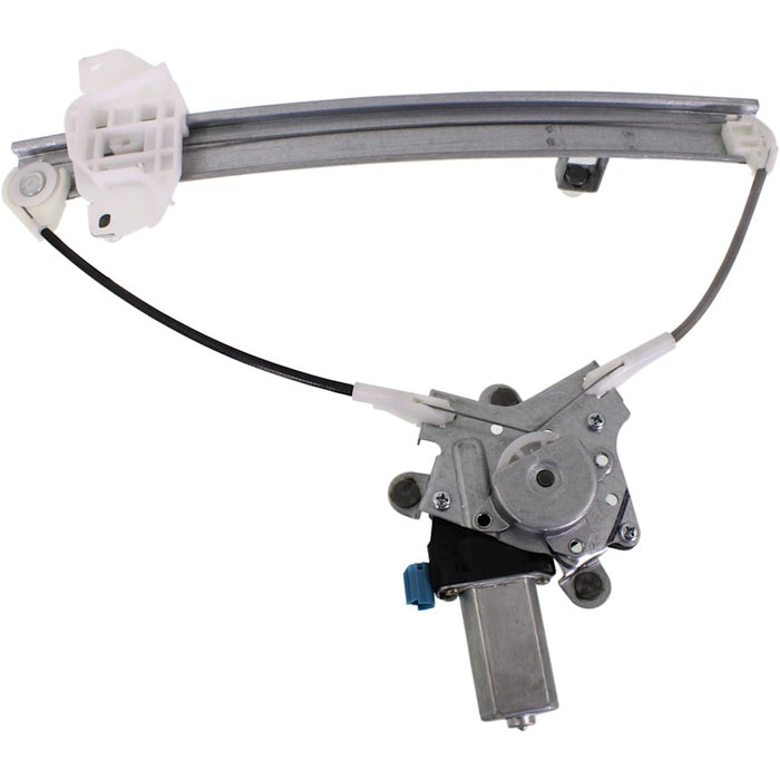 1996-2000 Hyundai Elantra Rear Driver Side Window Regulator Power Regulator & Motor Assembly - HY1550122-Partify-Painted-Replacement-Body-Parts