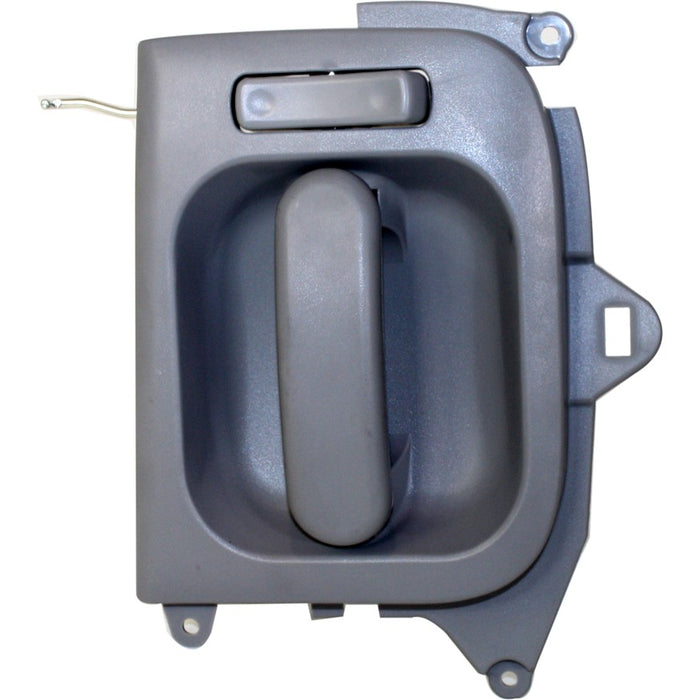 2002-2005 Kia Sedona LX Rear Passenger Side Interior Door Handle Gray Inside - KI1553100-Partify-Painted-Replacement-Body-Parts