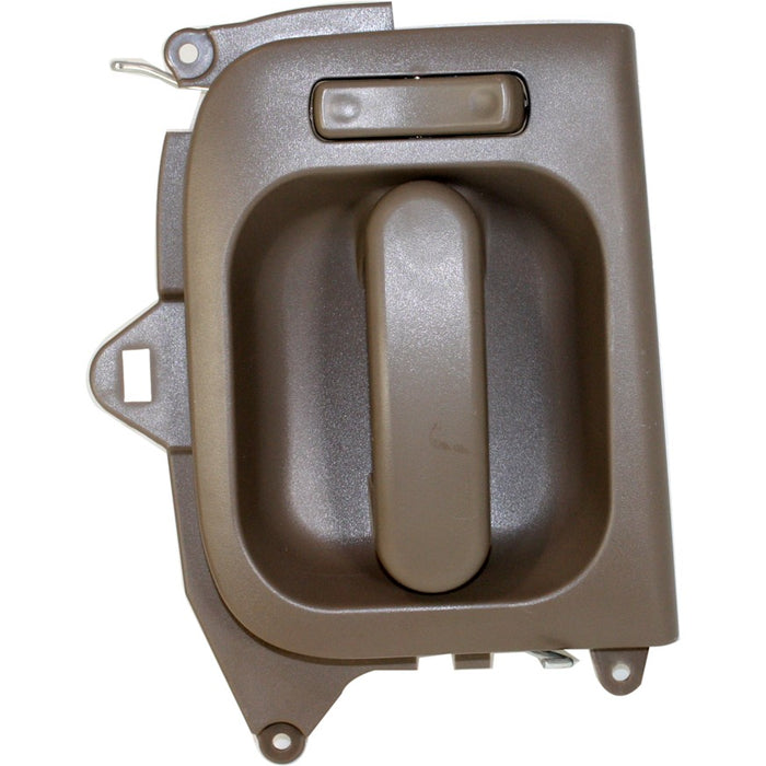 2002-2005 Kia Sedona LX Rear Driver Side Interior Door Handle Beige Inside - KI1552101-Partify-Painted-Replacement-Body-Parts
