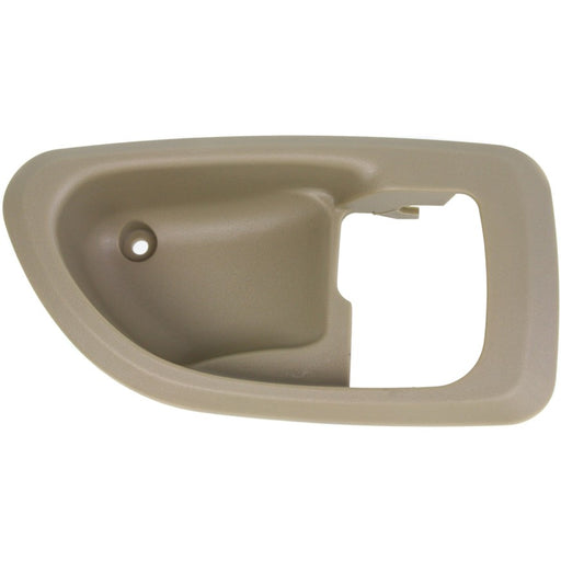 1999-2005 Chrysler Sebring/Dodge Stratus/Mitsubishi Galant Front Passenger Side Interior Door Handle Bezel Beige Inside Bezel - MI1359106-Partify-Painted-Replacement-Body-Parts