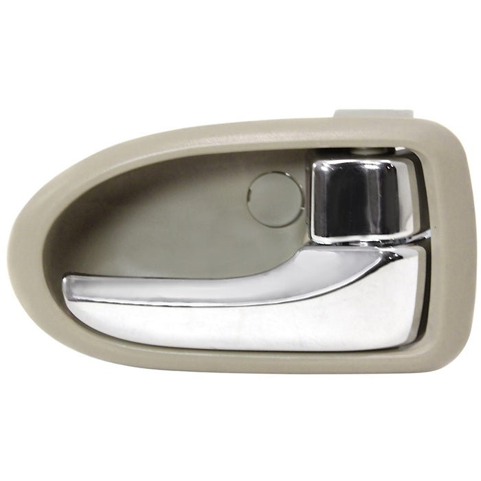 2000-2003 Mazda MPV Front Passenger Side Interior Door Handle W/Chrome W/Beige Inside - MA1353106-Partify-Painted-Replacement-Body-Parts
