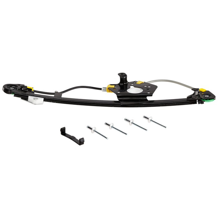 2000-2003 Mercedes-Benz E320/E430/E55 AMG Rear Driver Side Window Regulator Power W/O Motor 4 Door - MB1550104-Partify-Painted-Replacement-Body-Parts