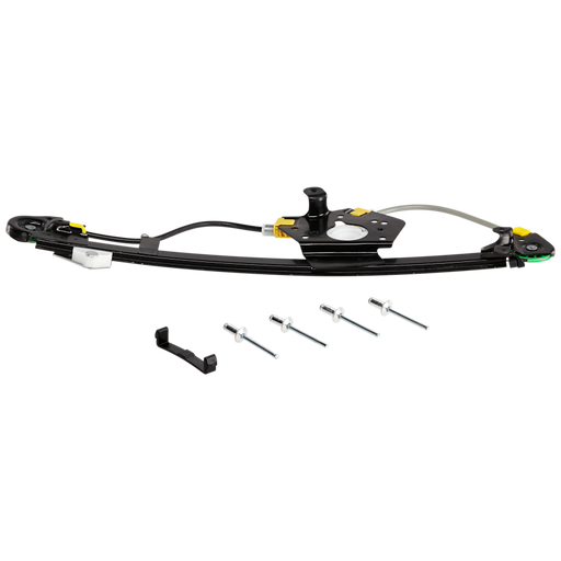 2000-2003 Mercedes-Benz E320/E430/E55 AMG Rear Driver Side Window Regulator Power W/O Motor 4 Door - MB1550104-Partify-Painted-Replacement-Body-Parts