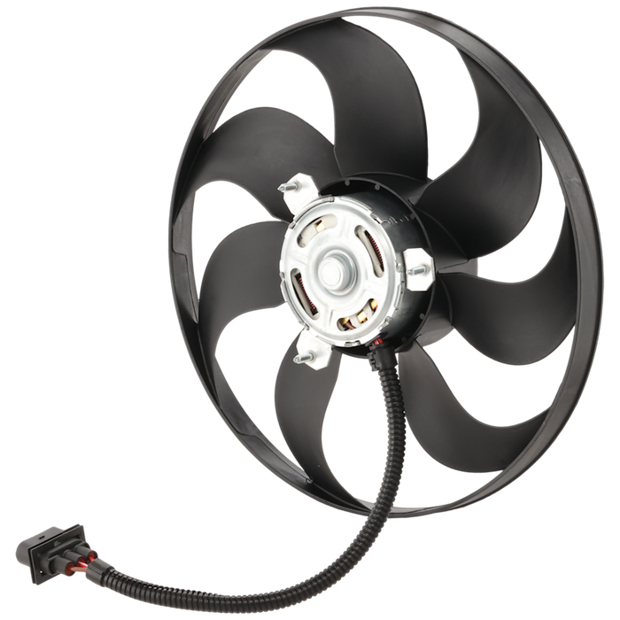 1998-2006 Volkswagen Beetle Driver Side Engine Cooling Fan Assembly Aux Fan Assy - VW3117120-Partify-Painted-Replacement-Body-Parts