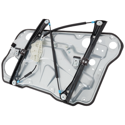 1999-2009 Volkswagen Golf/Golf City/Jetta/Jetta City Front Driver Side Window Regulator Manual Regulator & Panel Assembly - VW1350117-Partify-Painted-Replacement-Body-Parts