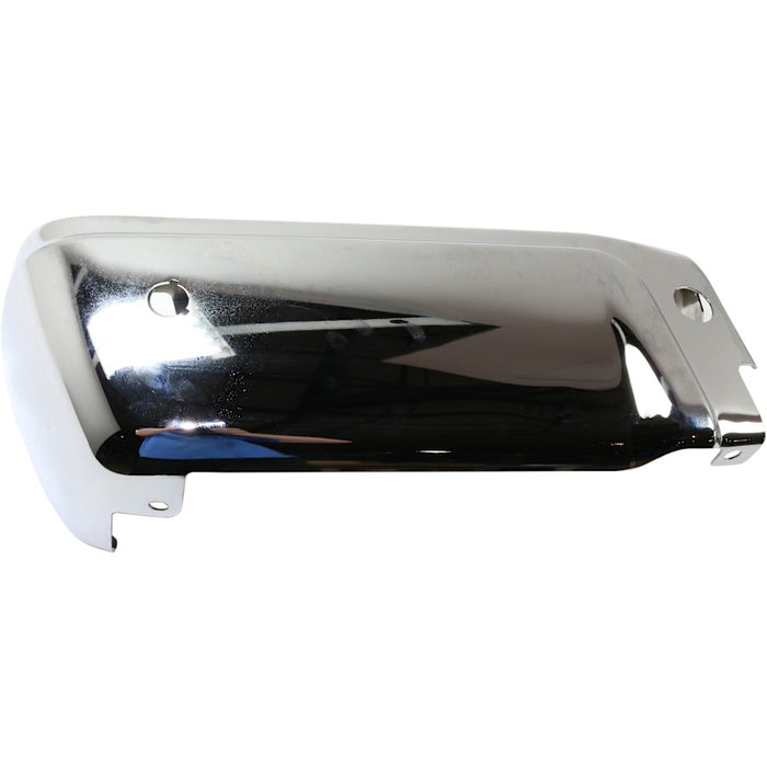2008-2016 Ford F-250 Super Duty/F-350 Super Duty Rear Driver Side Outer Bumper Extension Bumper End W/Rear Object Sensors Chrome - FO1104121-Partify-Painted-Replacement-Body-Parts