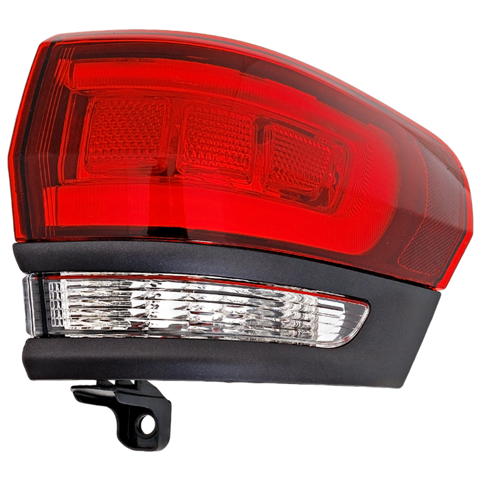 2014-2022 Jeep Grand Cherokee/Cherokee WK Laredo/Limited/Laredo/Limited/Overland/Summit Driver Side Tail Light Assembly W/O Platinum Insert Granite Trim Outer - CH2804120-Partify-Painted-Replacement-Body-Parts