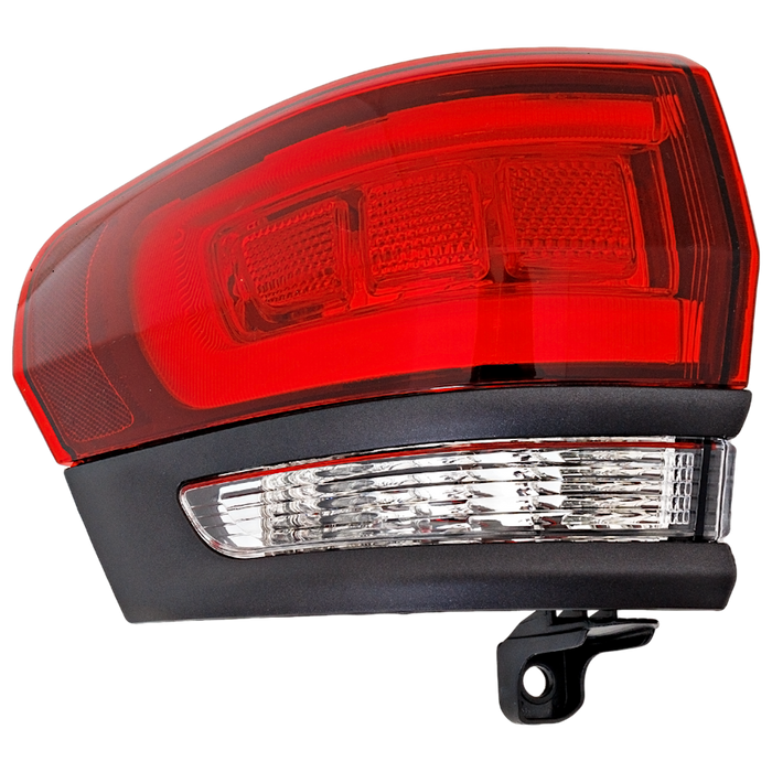 2014-2022 Jeep Grand Cherokee/Cherokee WK Laredo/Limited/Laredo/Limited/Overland/Summit Passenger Side Tail Light Assembly W/O Platinum Insert Granite Trim Outer - CH2805120-Partify-Painted-Replacement-Body-Parts