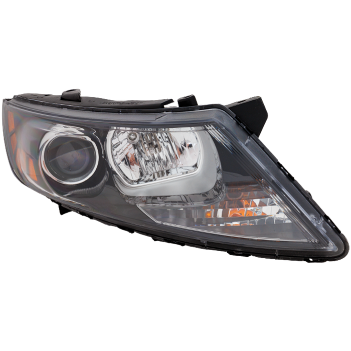 2011-2013 Kia Optima EX/EX Luxury/LX/SX/SXL Passenger Side Headlight Assembly Hid W/O Drl Composite - KI2503231-Partify-Painted-Replacement-Body-Parts