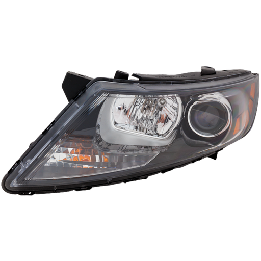 2011-2013 Kia Optima EX/EX Luxury/LX/SX/SXL Driver Side Headlight Assembly Hid W/O Drl Composite - KI2502231-Partify-Painted-Replacement-Body-Parts