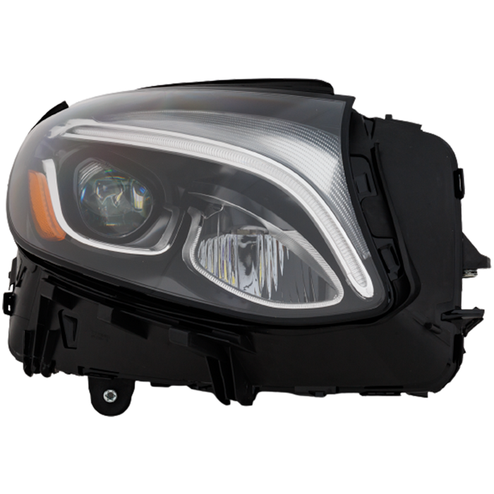 2016-2019 Mercedes-Benz GLC300/GLC43 AMG Passenger Side Headlight Lens Housing X253 Led W/O Adaptive Headlamps - MB2519109-Partify-Painted-Replacement-Body-Parts