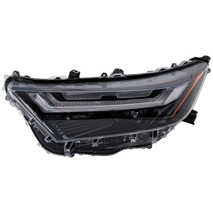 2022-2024 Toyota RAV4 Driver Side Headlight Assembly Led W/Led Signal Lamp North America Built Composite - TO2502315-Partify-Painted-Replacement-Body-Parts