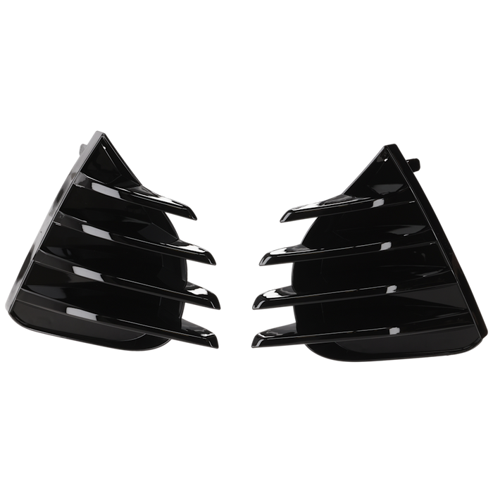 2017-2019 Toyota Corolla 50th Anniversary Special Edition/SE/XSE Front Bumper Insert Outer Grille Set Incl Lh/Rh Sides - TO1037101-Partify-Painted-Replacement-Body-Parts