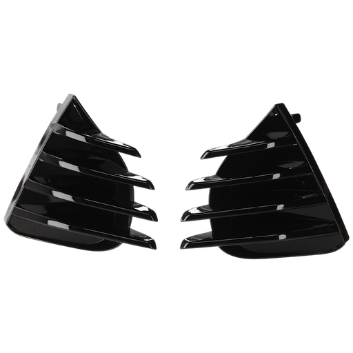 2017-2019 Toyota Corolla 50th Anniversary Special Edition/SE/XSE Front Bumper Insert Outer Grille Set Incl Lh/Rh Sides - TO1037101-Partify-Painted-Replacement-Body-Parts