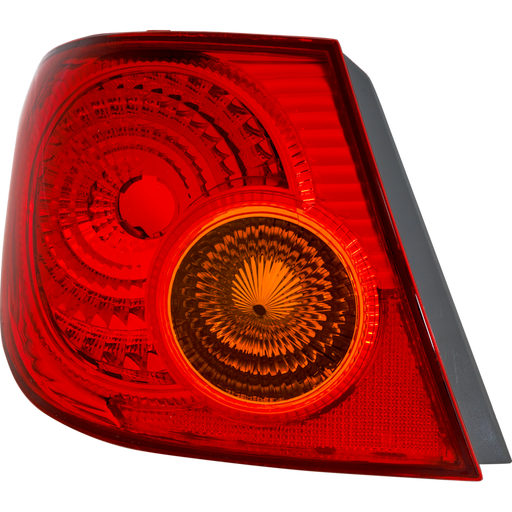 2003-2004 Toyota Corolla Driver Side Tail Light Housing Includes Lens - TO2818122-Partify-Painted-Replacement-Body-Parts