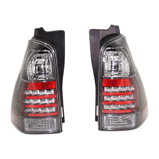 2006-2009 Toyota 4Runner Tail Light Set Led W/Clear Lens Bezel - TO2811151-Partify-Painted-Replacement-Body-Parts