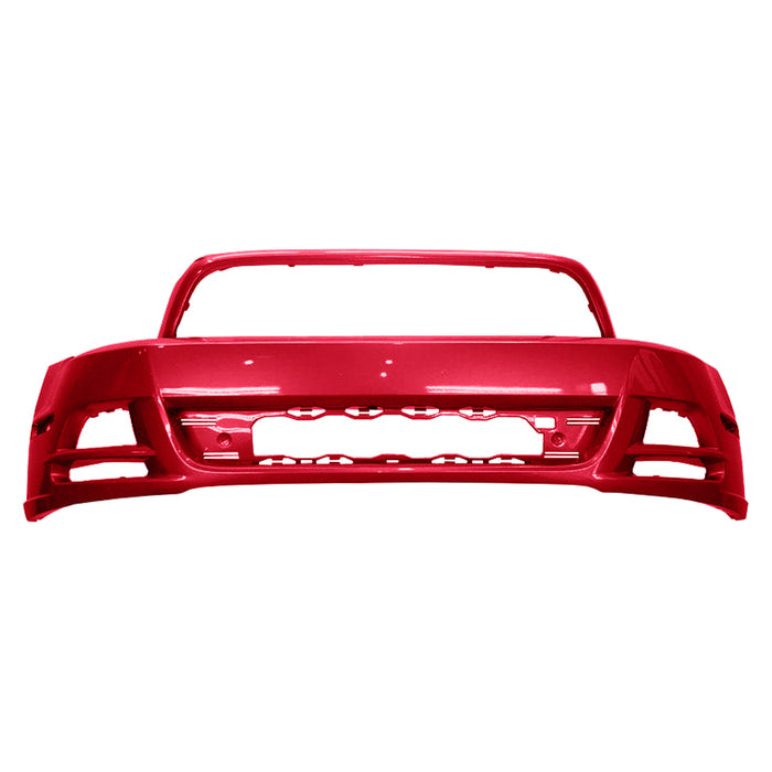 2013-2014 Ford Mustang Non Shelby GT500 Front Bumper - FO1000670-Partify-Painted-Replacement-Body-Parts