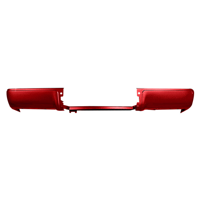 2009-2014 Ford F-150 Rear Bumper Assembly Without Sensor Holes & Without Tow Hitch Included - FO1103161-Partify-Painted-Replacement-Body-Parts
