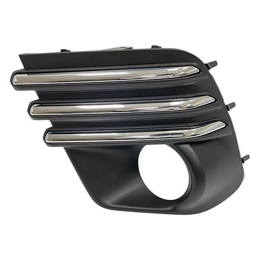 2022-2024 Subaru Forester Premier/Touring Front Driver Side Bumper Insert Fog Lamp Bezel Chrome - SU1038132-Partify-Painted-Replacement-Body-Parts