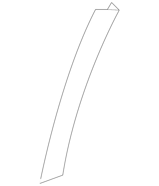 Subaru Outback Front Bumper Molding - SU1047103