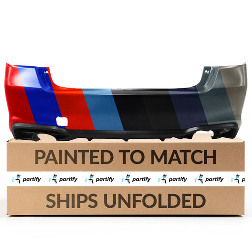 2018-2019 Subaru Legacy Rear Bumper Without Sensor Holes - SU1100181-Partify-Painted-Replacement-Body-Parts