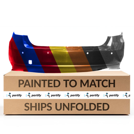 2017-2022 Subaru Impreza Sedan Rear Bumper With Sensor Holes - SU1100184-Partify-Painted-Replacement-Body-Parts