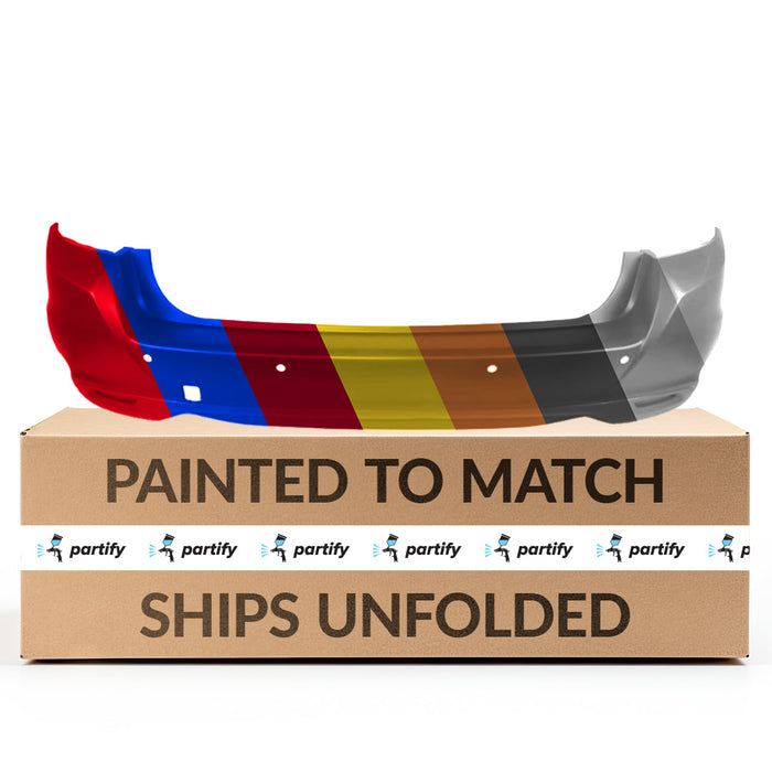 2017-2022 Subaru Impreza Hatchback Rear Bumper With Sensor Holes - SU1100186-Partify-Painted-Replacement-Body-Parts