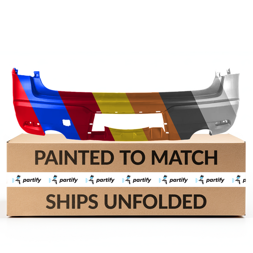 2019-2021 Subaru Ascent Rear Bumper Without Sensor Holes - SU1100191-Partify-Painted-Replacement-Body-Parts