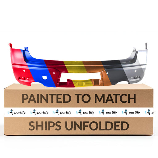 2019-2021 Subaru Ascent Rear Bumper With Sensor Holes - SU1100192-Partify-Painted-Replacement-Body-Parts